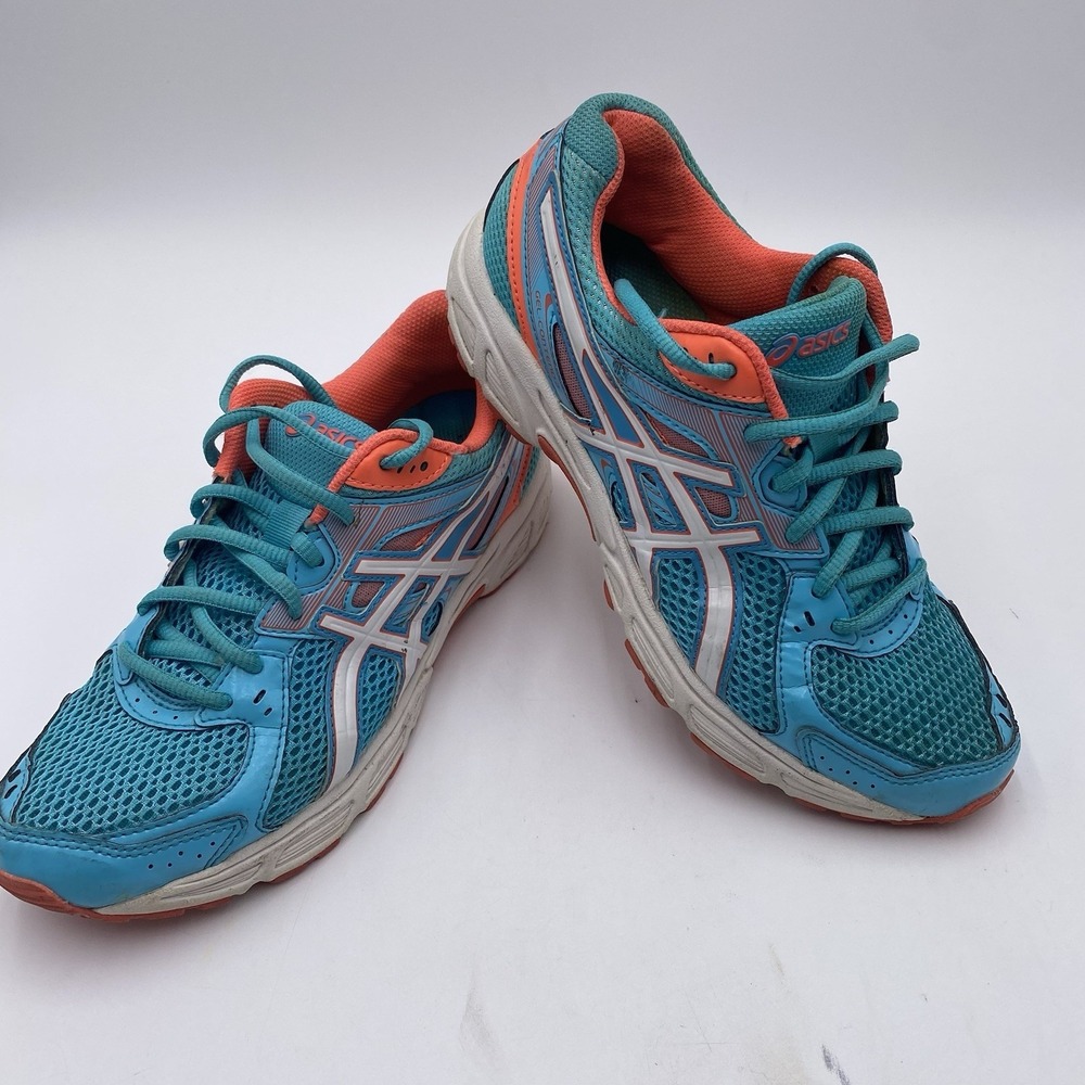 Asics Women's Gel Contend 2 T475Q Blue Teal Running Shoes Sneakers Size 9